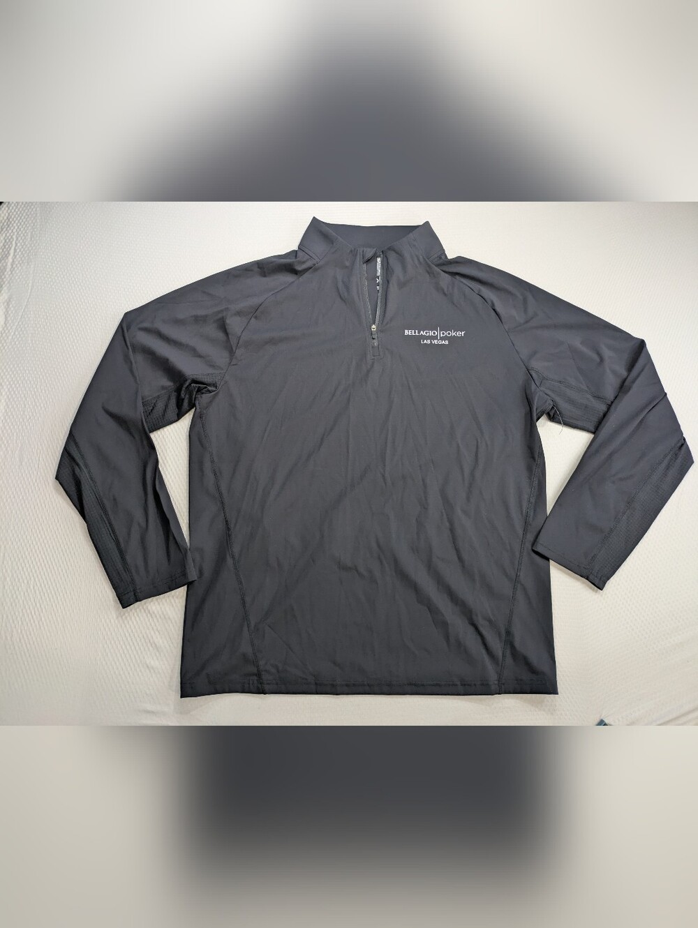 Las Vegas Bellagio Poker Hotel & Casino Zip-up performance Jacket Jacket XL